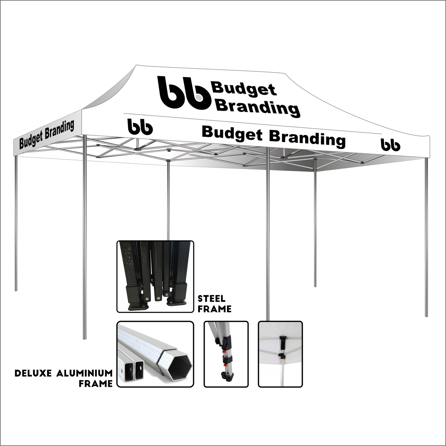 Branded Gazebo 6m x 3m