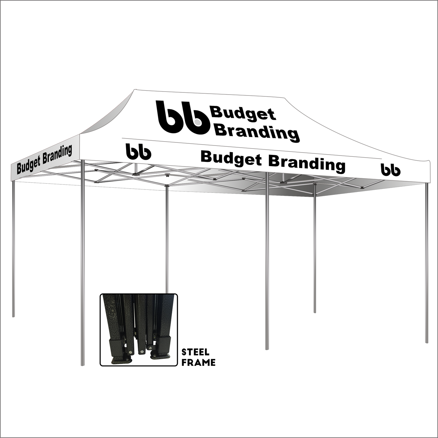 Branded Gazebo 6m x 3m
