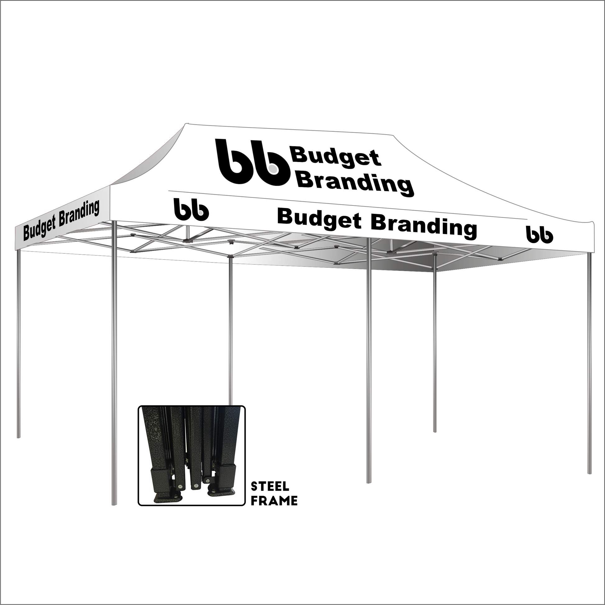Branded Gazebo 6m x 3m