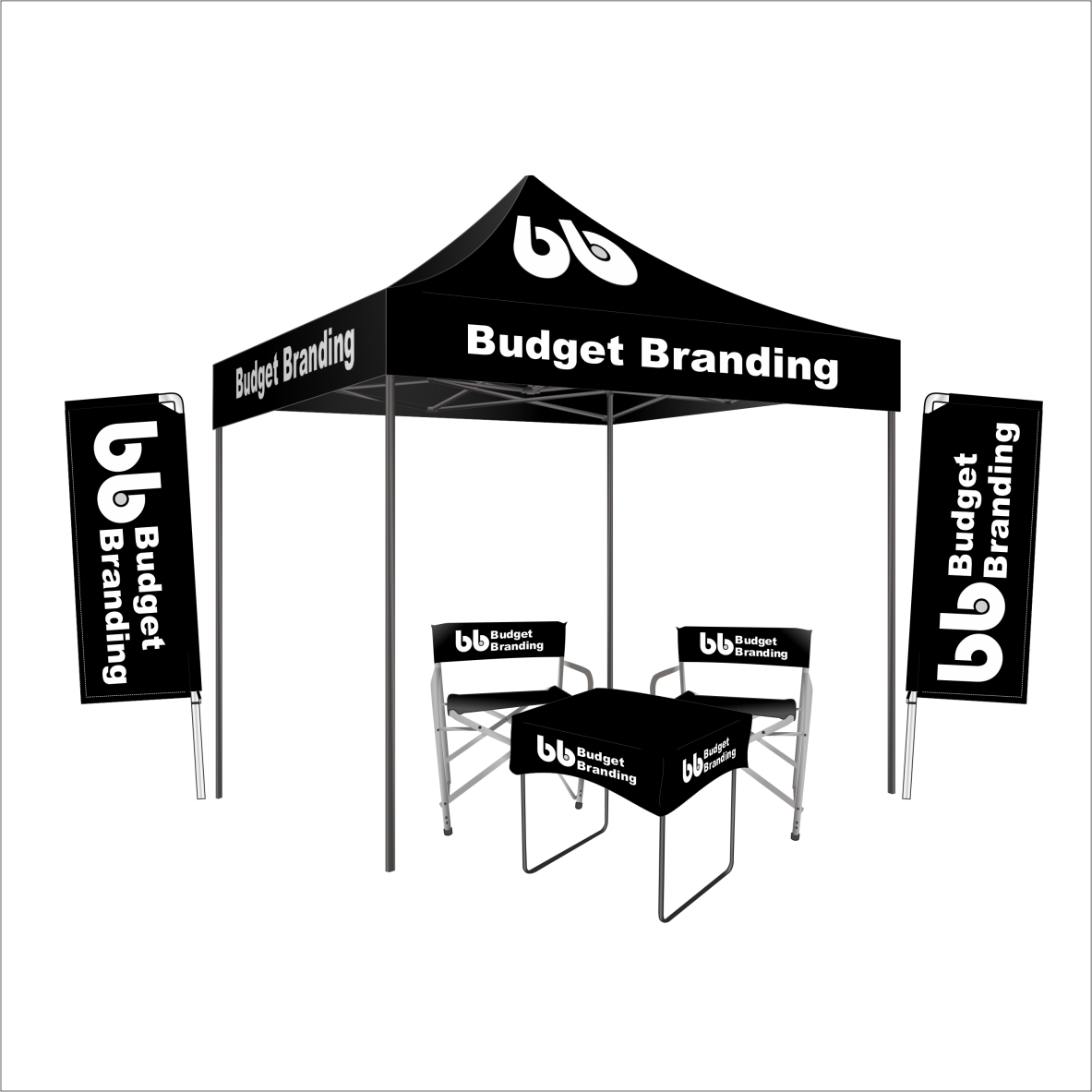Budget Branding Custom Branded Mini Gazebo Outdoor Combo