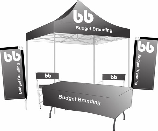 Budget Branding Custom Branded Mini  Aluminium Gazebo Outdoor Combo