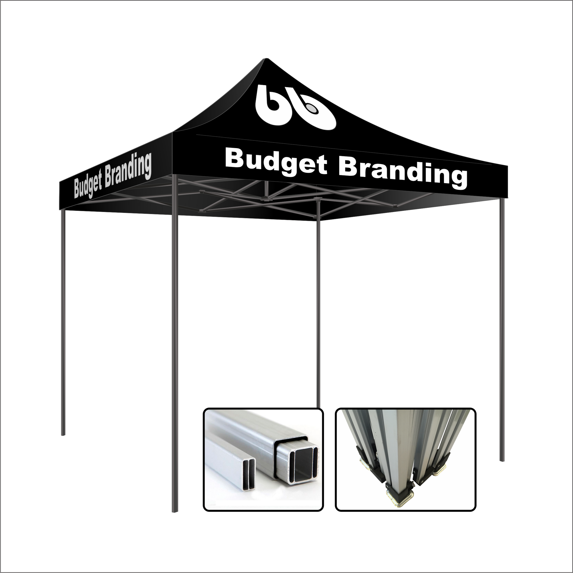 Budget Branding High Quality Branded Gazebo 3m x 3m